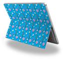 Seahorses and Shells Blue Medium - Decal Style Vinyl Skin fits Microsoft Surface Pro 4 (SURFACE NOT INCLUDED)
