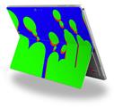 Drip Blue Green Red - Decal Style Vinyl Skin fits Microsoft Surface Pro 4 (SURFACE NOT INCLUDED)