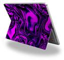 Decal Style Vinyl Skin compatible with Microsoft Surface Pro 4 Liquid Metal Chrome Purple