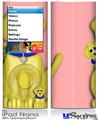 iPod Nano 4G Skin - Puppy Dogs on Pink