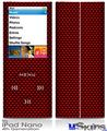 iPod Nano 4G Skin - Carbon Fiber Red