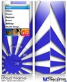 iPod Nano 4G Skin - Rising Sun Japanese Blue