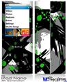 iPod Nano 4G Skin - Abstract 02 Green