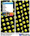 iPod Nano 4G Skin - Smileys on Black