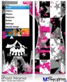 iPod Nano 4G Skin - Scene Kid Girl Skull