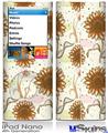 iPod Nano 4G Skin - Flowers Pattern 19