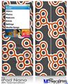 iPod Nano 4G Skin - Locknodes 02 Burnt Orange