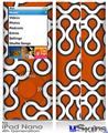 iPod Nano 4G Skin - Locknodes 03 Burnt Orange