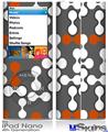 iPod Nano 4G Skin - Locknodes 04 Burnt Orange