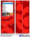 iPod Nano 4G Skin - Deathrock Bats Red