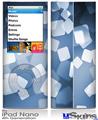 iPod Nano 4G Skin - Bokeh Squared Blue