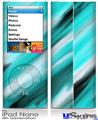 iPod Nano 4G Skin - Paint Blend Teal