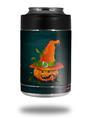 Skin Decal Wrap for Yeti Colster, Ozark Trail and RTIC Can Coolers - Halloween Mean Jack O Lantern Pumpkin (COOLER NOT INCLUDED)