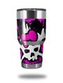 WraptorSkinz Skin Wrap compatible with RTIC 30oz ORIGINAL 2017 AND OLDER Tumblers Punk Skull Princess (TUMBLER NOT INCLUDED)
