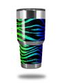 WraptorSkinz Skin Wrap compatible with RTIC 30oz ORIGINAL 2017 AND OLDER Tumblers Rainbow Zebra (TUMBLER NOT INCLUDED)