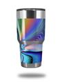 WraptorSkinz Skin Wrap compatible with RTIC 30oz ORIGINAL 2017 AND OLDER Tumblers Discharge (TUMBLER NOT INCLUDED)
