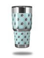 WraptorSkinz Skin Wrap compatible with RTIC 30oz ORIGINAL 2017 AND OLDER Tumblers Kearas Daisies Seafoam (TUMBLER NOT INCLUDED)