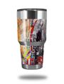 WraptorSkinz Skin Wrap compatible with RTIC 30oz ORIGINAL 2017 AND OLDER Tumblers Abstract Graffiti (TUMBLER NOT INCLUDED)