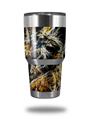 WraptorSkinz Skin Wrap compatible with RTIC 30oz ORIGINAL 2017 AND OLDER Tumblers Flowers (TUMBLER NOT INCLUDED)