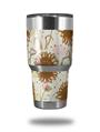 WraptorSkinz Skin Wrap compatible with RTIC 30oz ORIGINAL 2017 AND OLDER Tumblers Flowers Pattern 19 (TUMBLER NOT INCLUDED)