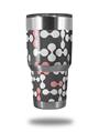 WraptorSkinz Skin Wrap compatible with RTIC 30oz ORIGINAL 2017 AND OLDER Tumblers Locknodes 04 Pink (TUMBLER NOT INCLUDED)