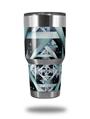 WraptorSkinz Skin Wrap compatible with RTIC 30oz ORIGINAL 2017 AND OLDER Tumblers Hall Of Mirrors (TUMBLER NOT INCLUDED)