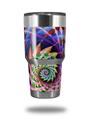 WraptorSkinz Skin Wrap compatible with RTIC 30oz ORIGINAL 2017 AND OLDER Tumblers Harlequin Snail (TUMBLER NOT INCLUDED)
