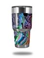 WraptorSkinz Skin Wrap compatible with RTIC 30oz ORIGINAL 2017 AND OLDER Tumblers Interaction (TUMBLER NOT INCLUDED)