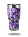 WraptorSkinz Skin Wrap compatible with RTIC 30oz ORIGINAL 2017 AND OLDER Tumblers Scene Kid Sketches Purple (TUMBLER NOT INCLUDED)