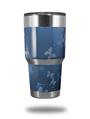 WraptorSkinz Skin Wrap compatible with RTIC 30oz ORIGINAL 2017 AND OLDER Tumblers Bokeh Butterflies Blue (TUMBLER NOT INCLUDED)