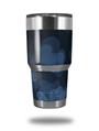 WraptorSkinz Skin Wrap compatible with RTIC 30oz ORIGINAL 2017 AND OLDER Tumblers Bokeh Hearts Blue (TUMBLER NOT INCLUDED)