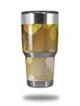 WraptorSkinz Skin Wrap compatible with RTIC 30oz ORIGINAL 2017 AND OLDER Tumblers Bokeh Hex Yellow (TUMBLER NOT INCLUDED)