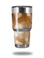 WraptorSkinz Skin Wrap compatible with RTIC 30oz ORIGINAL 2017 AND OLDER Tumblers Bokeh Squared Orange (TUMBLER NOT INCLUDED)