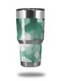 WraptorSkinz Skin Wrap compatible with RTIC 30oz ORIGINAL 2017 AND OLDER Tumblers Bokeh Squared Seafoam Green (TUMBLER NOT INCLUDED)