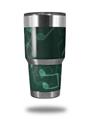 WraptorSkinz Skin Wrap compatible with RTIC 30oz ORIGINAL 2017 AND OLDER Tumblers Bokeh Music Seafoam Green (TUMBLER NOT INCLUDED)