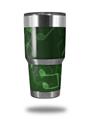 WraptorSkinz Skin Wrap compatible with RTIC 30oz ORIGINAL 2017 AND OLDER Tumblers Bokeh Music Green (TUMBLER NOT INCLUDED)
