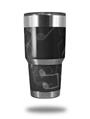 WraptorSkinz Skin Wrap compatible with RTIC 30oz ORIGINAL 2017 AND OLDER Tumblers Bokeh Music Grey (TUMBLER NOT INCLUDED)