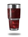 WraptorSkinz Skin Wrap compatible with RTIC 30oz ORIGINAL 2017 AND OLDER Tumblers Bokeh Music Red (TUMBLER NOT INCLUDED)