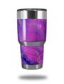 WraptorSkinz Skin Wrap compatible with RTIC 30oz ORIGINAL 2017 AND OLDER Tumblers Painting Purple Splash (TUMBLER NOT INCLUDED)