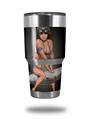 WraptorSkinz Skin Wrap compatible with RTIC 30oz ORIGINAL 2017 AND OLDER Tumblers Missle Army Pinup Girl (TUMBLER NOT INCLUDED)