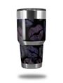 WraptorSkinz Skin Wrap compatible with RTIC 30oz ORIGINAL 2017 AND OLDER Tumblers Purple And Black Lips (TUMBLER NOT INCLUDED)