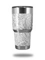 WraptorSkinz Skin Wrap compatible with RTIC 30oz ORIGINAL 2017 AND OLDER Tumblers Fall Black On White (TUMBLER NOT INCLUDED)