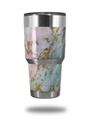 WraptorSkinz Skin Wrap compatible with RTIC 30oz ORIGINAL 2017 AND OLDER Tumblers Cotton Candy Gilded Marble (TUMBLER NOT INCLUDED)