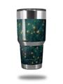 WraptorSkinz Skin Wrap compatible with RTIC 30oz ORIGINAL 2017 AND OLDER Tumblers Green Starry Night (TUMBLER NOT INCLUDED)