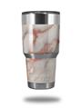 WraptorSkinz Skin Wrap compatible with RTIC 30oz ORIGINAL 2017 AND OLDER Tumblers Rose Gold Gilded Marble (TUMBLER NOT INCLUDED)
