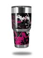 WraptorSkinz Skin Wrap compatible with RTIC 30oz ORIGINAL 2017 AND OLDER Tumblers Baja 0003 Hot Pink (TUMBLER NOT INCLUDED)