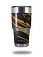 WraptorSkinz Skin Wrap compatible with RTIC 30oz ORIGINAL 2017 AND OLDER Tumblers Baja 0014 Orange (TUMBLER NOT INCLUDED)
