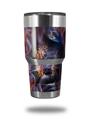 WraptorSkinz Skin Wrap compatible with RTIC 30oz ORIGINAL 2017 AND OLDER Tumblers Hyper Warp (TUMBLER NOT INCLUDED)