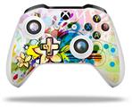 WraptorSkinz Decal Skin Wrap Set works with 2016 and newer XBOX One S / X Controller Floral Splash (CONTROLLER NOT INCLUDED)