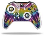 WraptorSkinz Decal Skin Wrap Set works with 2016 and newer XBOX One S / X Controller Tie Dye Purple Gears (CONTROLLER NOT INCLUDED)